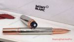 Copy Mont Blanc StarWalker Rollerball Pen SS & Rose Gold Clip